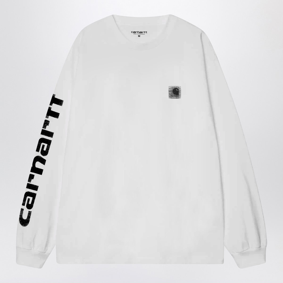 Carhartt WIP White L/S Archive Script T-shirt