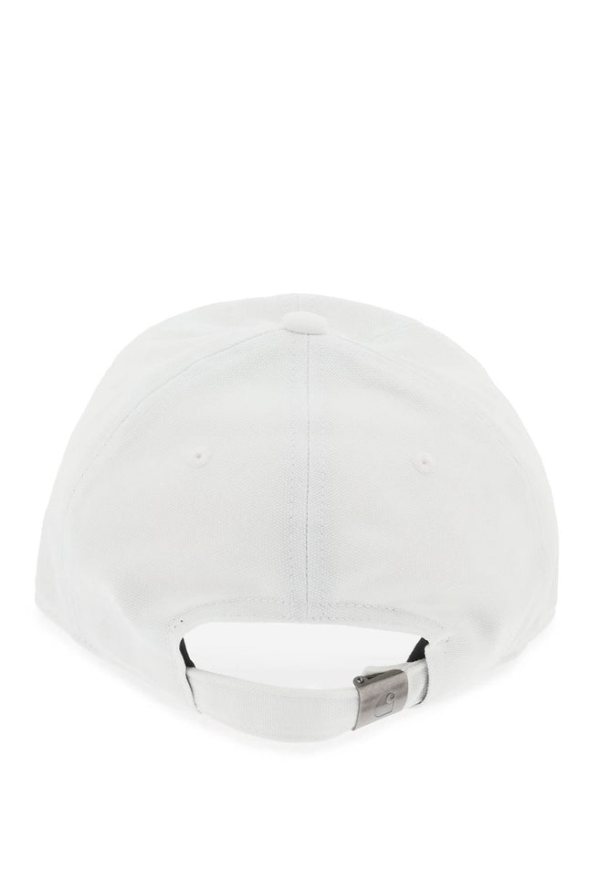 Carhartt wip canvas script baseball cap-men > accessories > scarves hats & gloves > hats-Carhartt Wip-os-White-Urbanheer