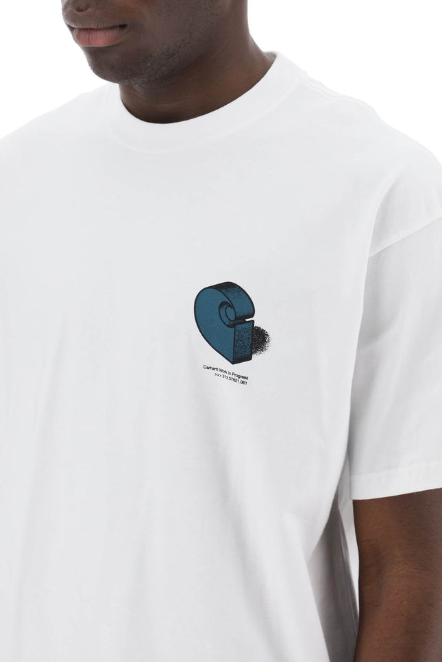 Carhartt wip round neck t-shirt diagram-men > clothing > t-shirts and sweatshirts > t-shirts-Carhartt Wip-Urbanheer