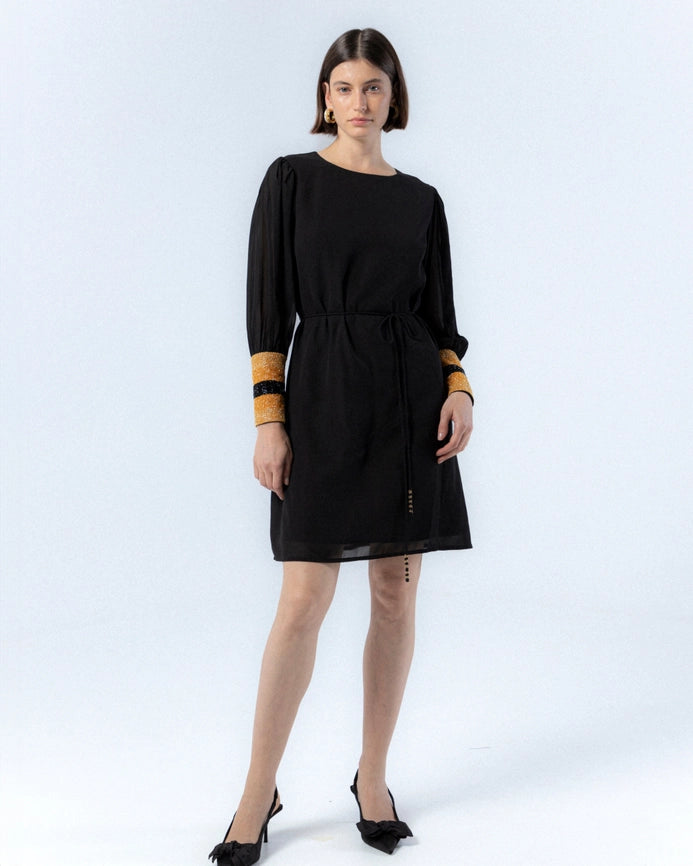 Carla Black Dress-Dress-NIZA-42-Urbanheer