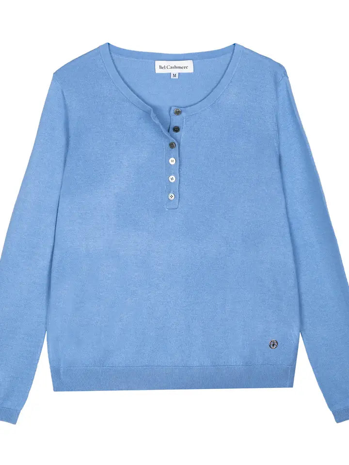 Carla Sweater Blue-Sweater-Bel Cashmere S.C.-S-Blue-Urbanheer