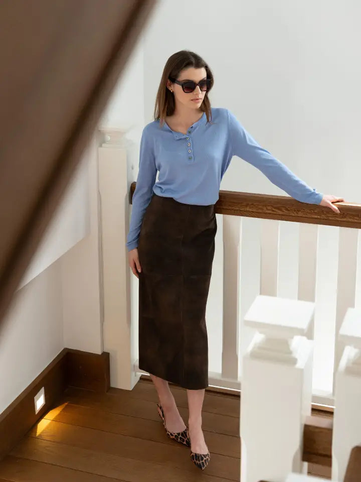 Carla Sweater Blue-Sweater-Bel Cashmere S.C.-S-Blue-Urbanheer