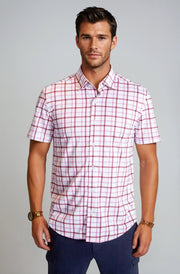 Carnaby Plaid Short Sleeve Tech Shirt