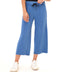 Carrie Feather Fleece Wide Leg Crop Pant 22"