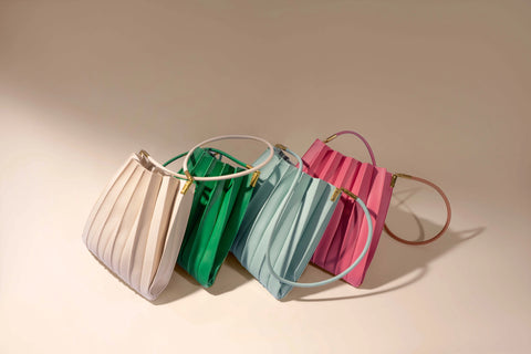 Carrie Pleated Vegan Leather Shoulder Bag