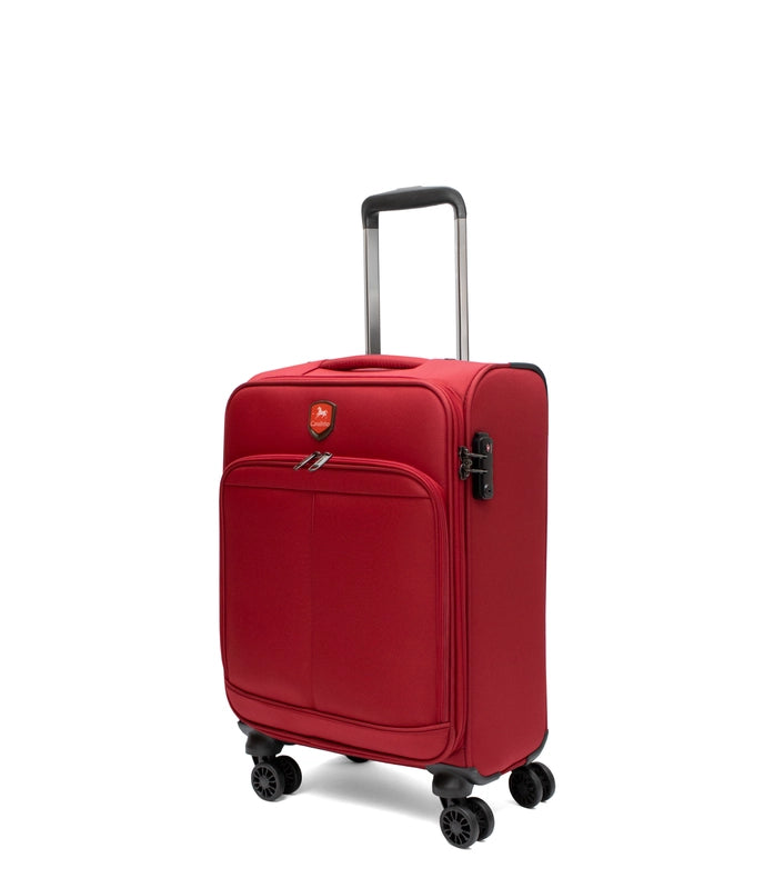 Carry-On Softside Cabin Luggage (16") Red-Luggage-Cavalinho North America-* Height with wheels: 42 cm * H: 41 cm * W: 31 cm * D: 19 cm-Urbanheer