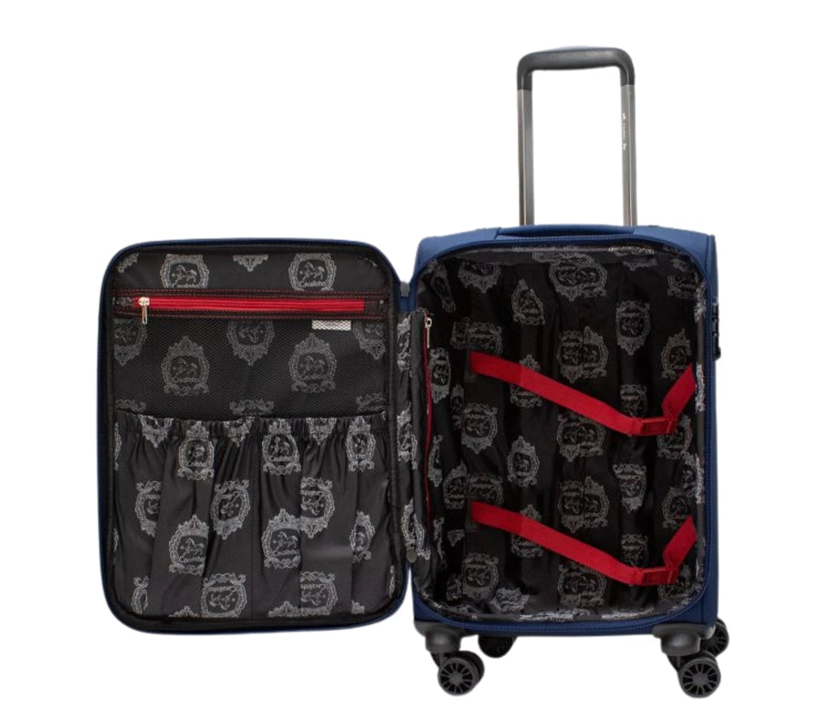 Carry-On Softside Cabin Luggage (16") Steelblue-Luggage-Cavalinho North America-* Height with wheels: 42 cm * H: 41 cm * W: 31 cm * D: 19 cm-Urbanheer