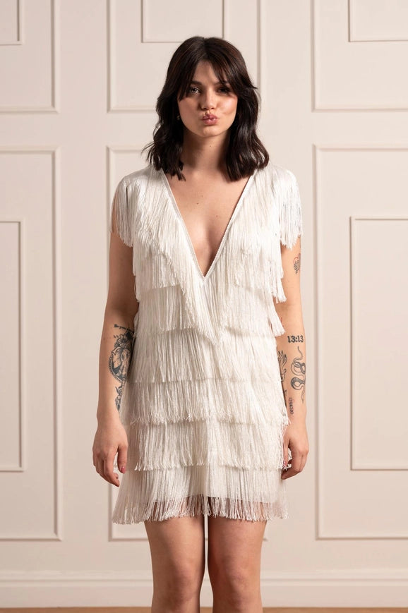 Carry Party Dress-Dress-Elodie-XS-White-Urbanheer