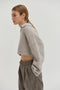 Carter Waffle Polo Sweater Knit Top H. GREY-Top-Crescent-XS-H. GREY-Urbanheer