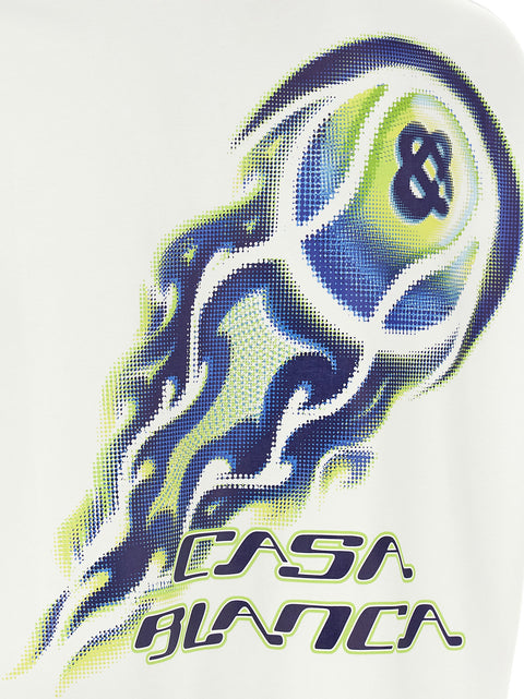 Casablanca Flaming Tennis Ball T-shirt