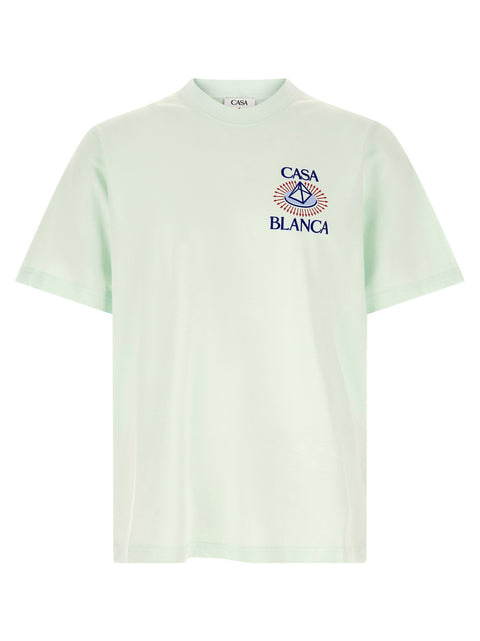 Casablanca Flocked Celestial Pyramid Print T-shirt