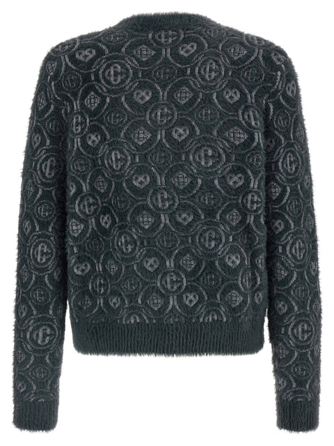 Casablanca Fluffy Monogram Sweater