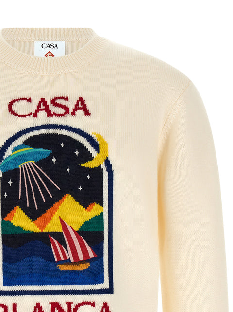 Casablanca Pyramid Abduction Sweater