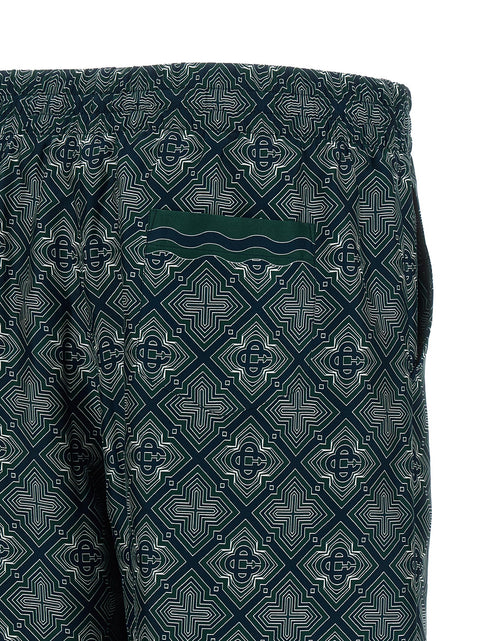 Casablanca Radiating Monogram Shorts