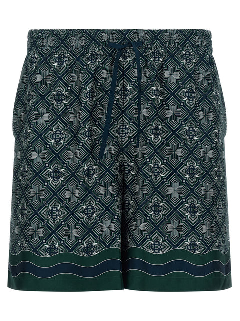 Casablanca Radiating Monogram Shorts