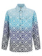 Casablanca Shacket Monogram Gradient Jacquard