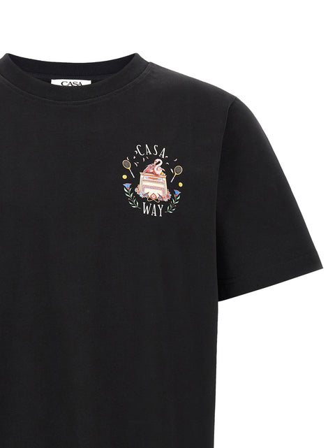 Casablanca T-shirt With Casa Way Print