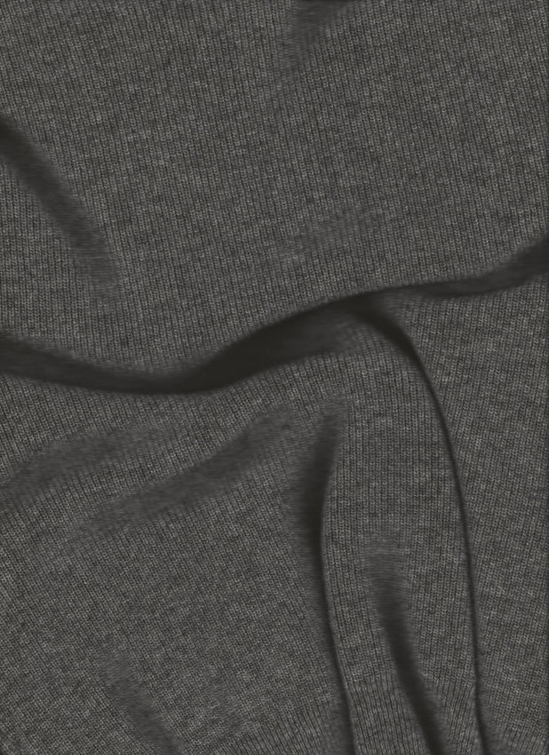 Cashmere Blend Raglan Ribbed Cardigan-Cardigan-LÈMME-S-Steel Grey-Urbanheer