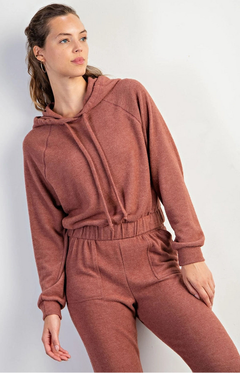 Cashmere Hooded Top