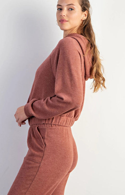 Cashmere Hooded Top