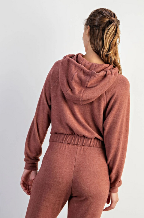 Cashmere Hooded Top