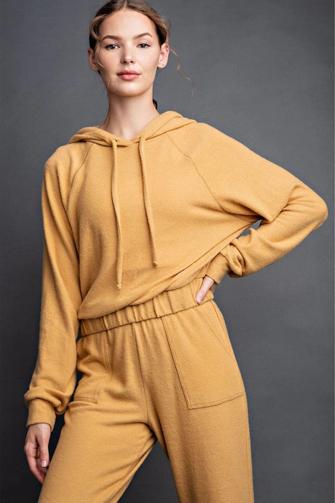 Cashmere Hooded Top