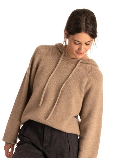 Cashmere Hoodie-Hoodie-Bel Cashmere S.C.-S-Oatmeal-Urbanheer
