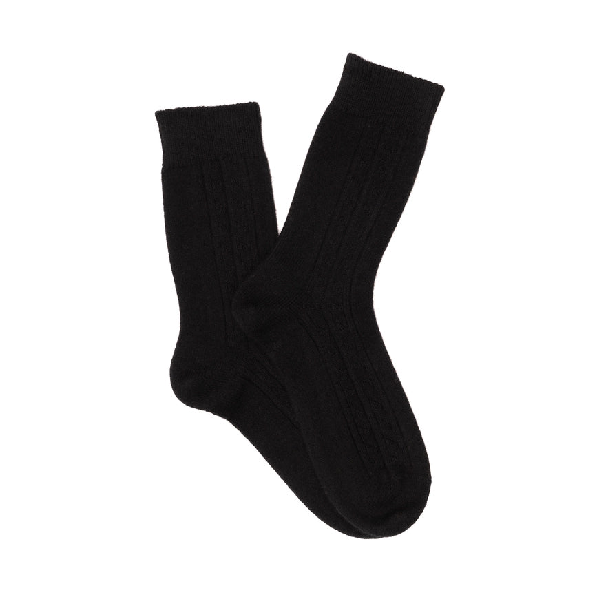 Cashmere Socks-socks-Bel Cashmere S.C.-37-39-Black-Urbanheer