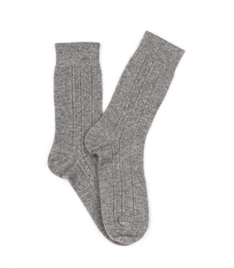 Cashmere Socks-socks-Bel Cashmere S.C.-37-39-Beige-Urbanheer