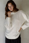 Cashmere Turtle Neck Long Sleeve Top