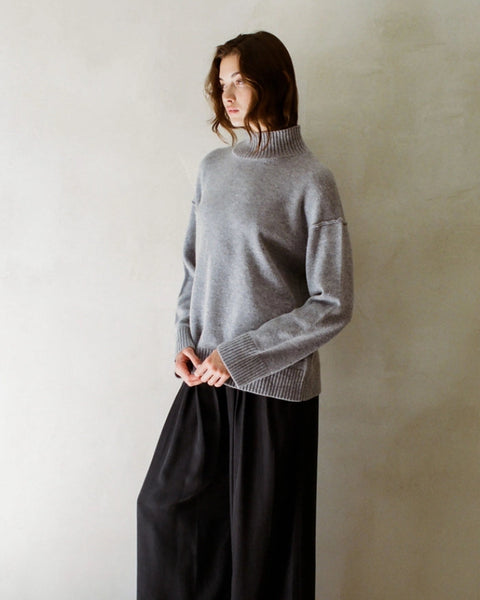 Cashmere Turtle Neck Long Sleeve Top