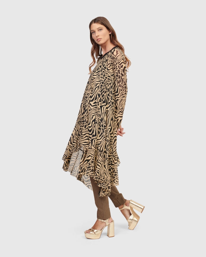 Casino Tunic Top, Zebra-Tunic Top-Alembika-US 6-8-zebra-Urbanheer