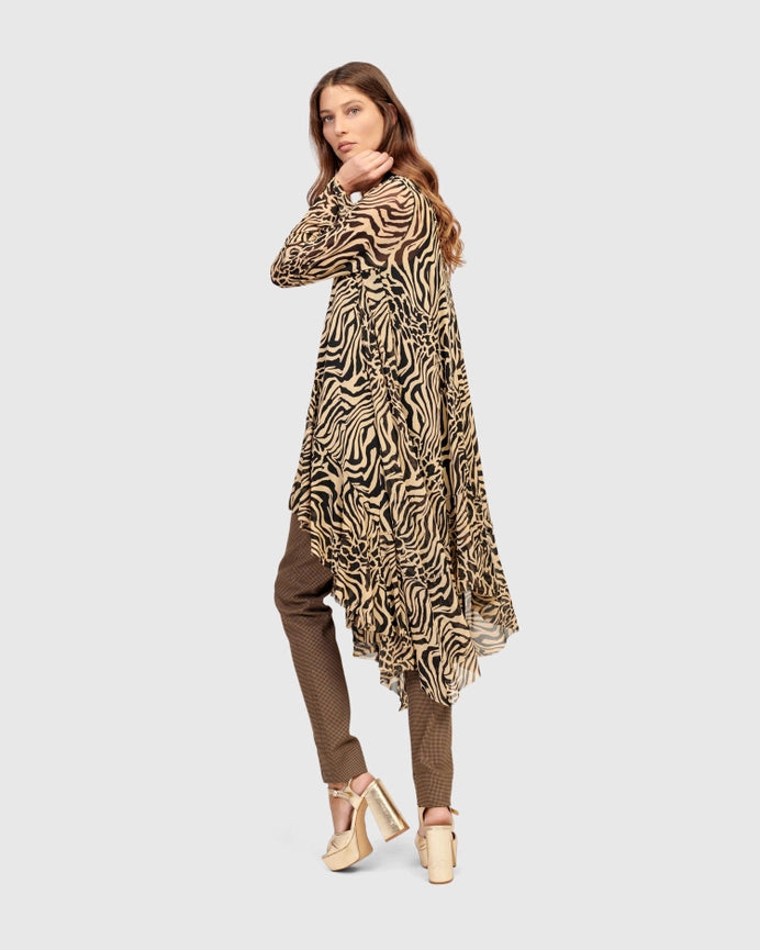 Casino Tunic Top, Zebra-Tunic Top-Alembika-US 6-8-zebra-Urbanheer