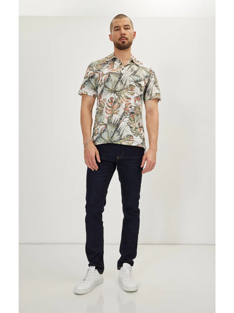 Casual Shirt - Green White