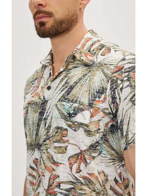 Casual Shirt - Green White