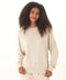 Cathy Boyfriend Feather Fleece Pullover