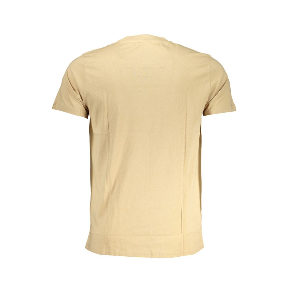 Cavalli Class Beige Cotton T-Shirt-Cavalli Class-XXL-Urbanheer