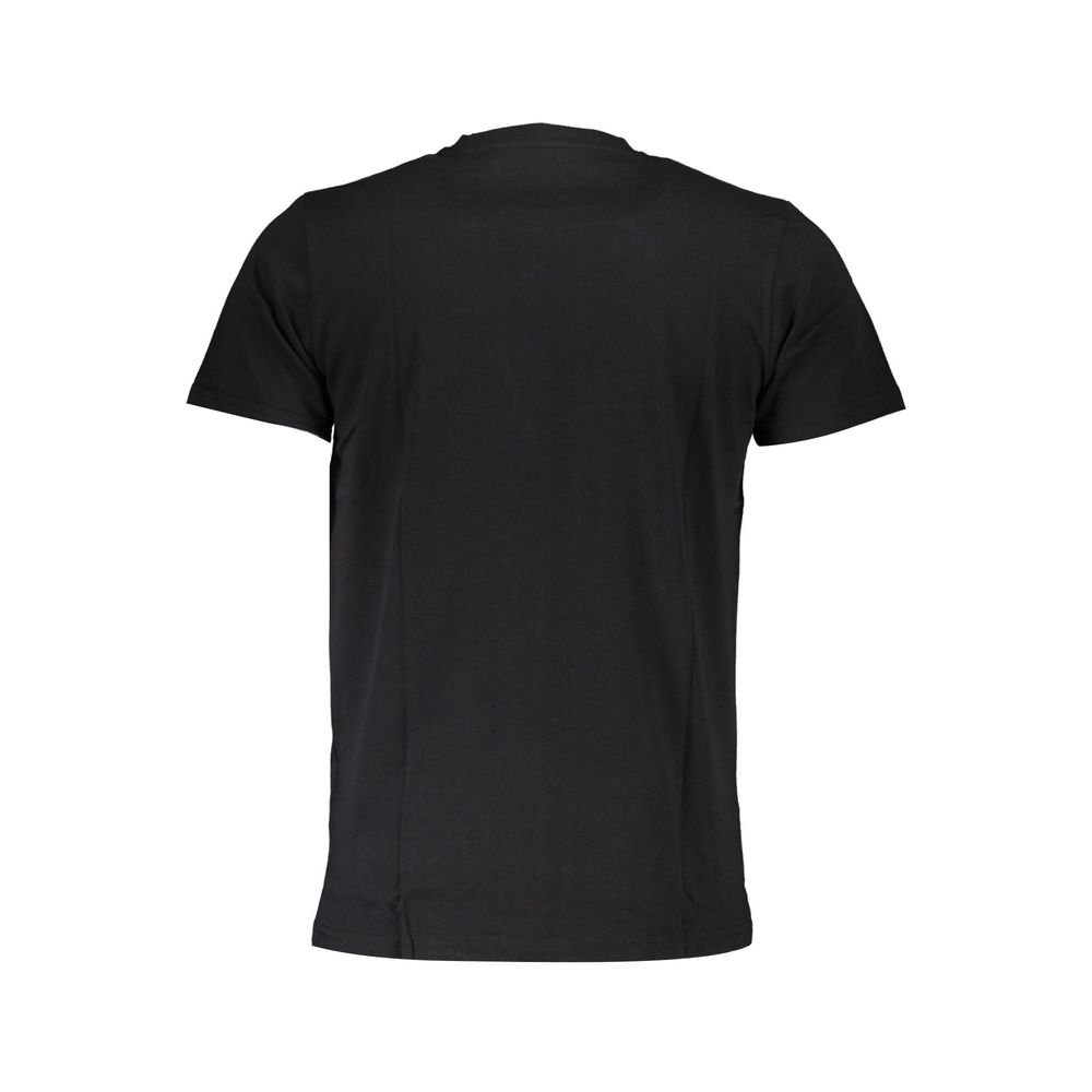 Cavalli Class Black Cotton Men T-Shirt-Cavalli Class-L-Urbanheer