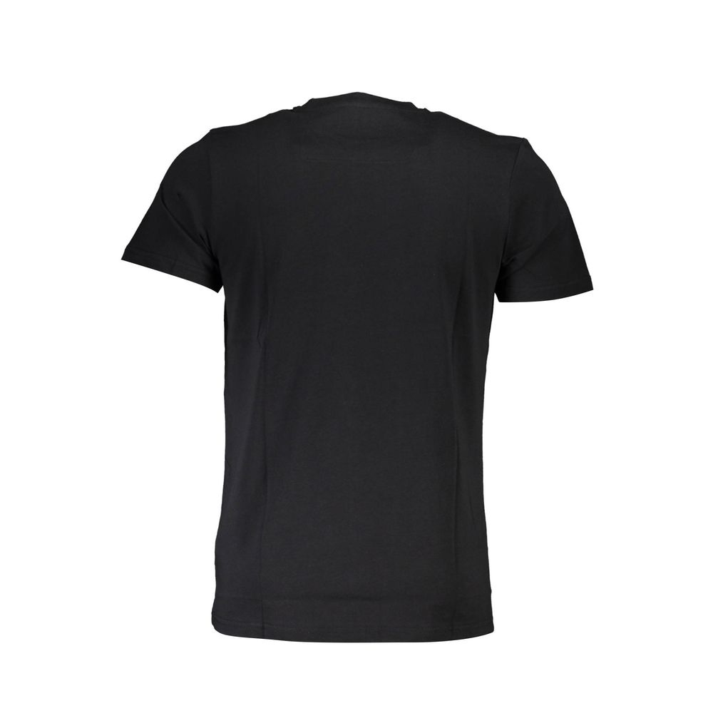 Cavalli Class Black Cotton Men T-Shirt-Cavalli Class-L-Urbanheer