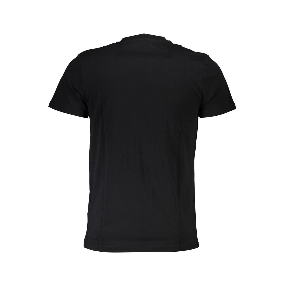 Cavalli Class Black Cotton Men T-Shirt-Cavalli Class-XL-Urbanheer