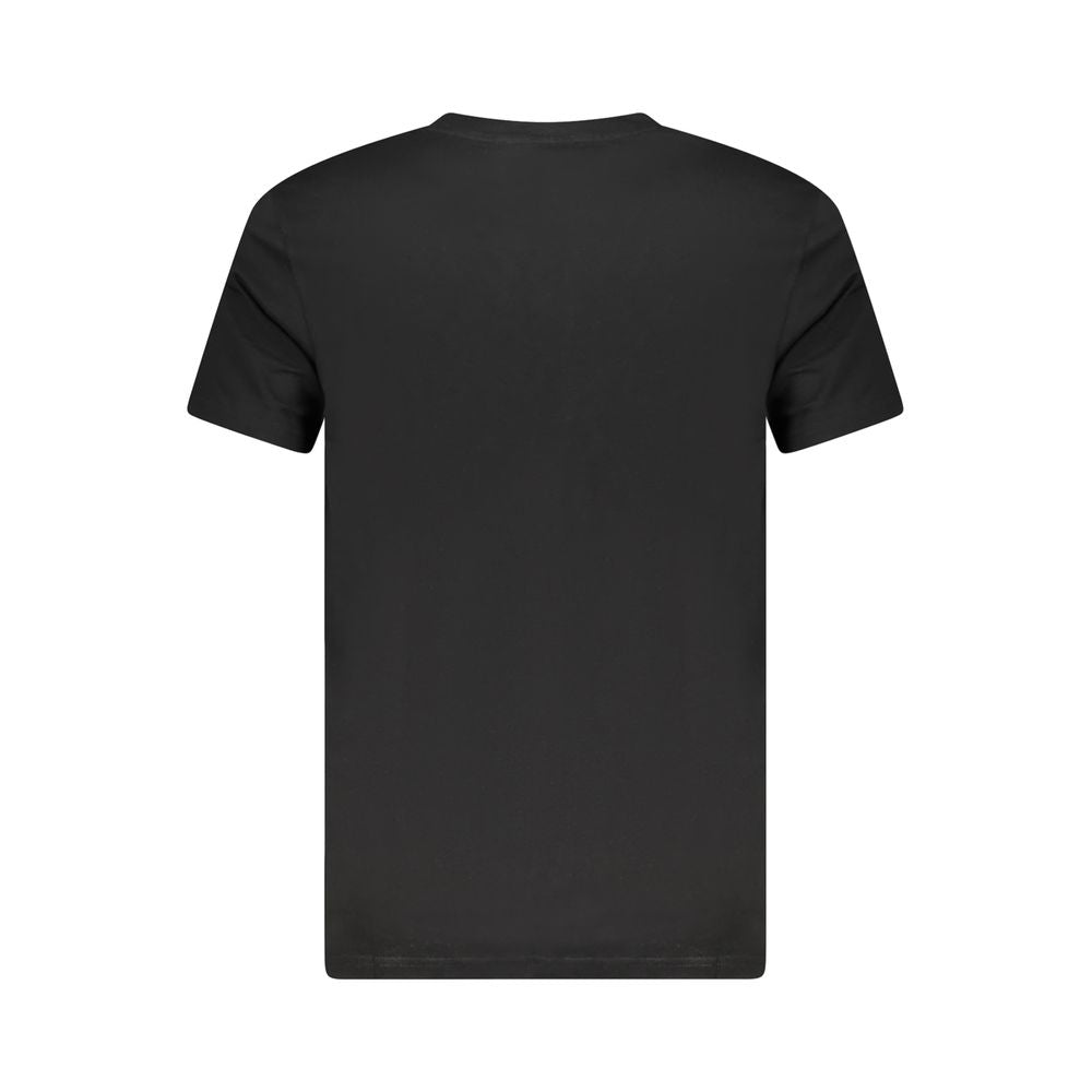 Cavalli Class Black Cotton Men T-Shirt-Cavalli Class-XXL-Urbanheer