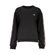 Cavalli Class Black Cotton Women Sweater-Cavalli Class-S-Urbanheer