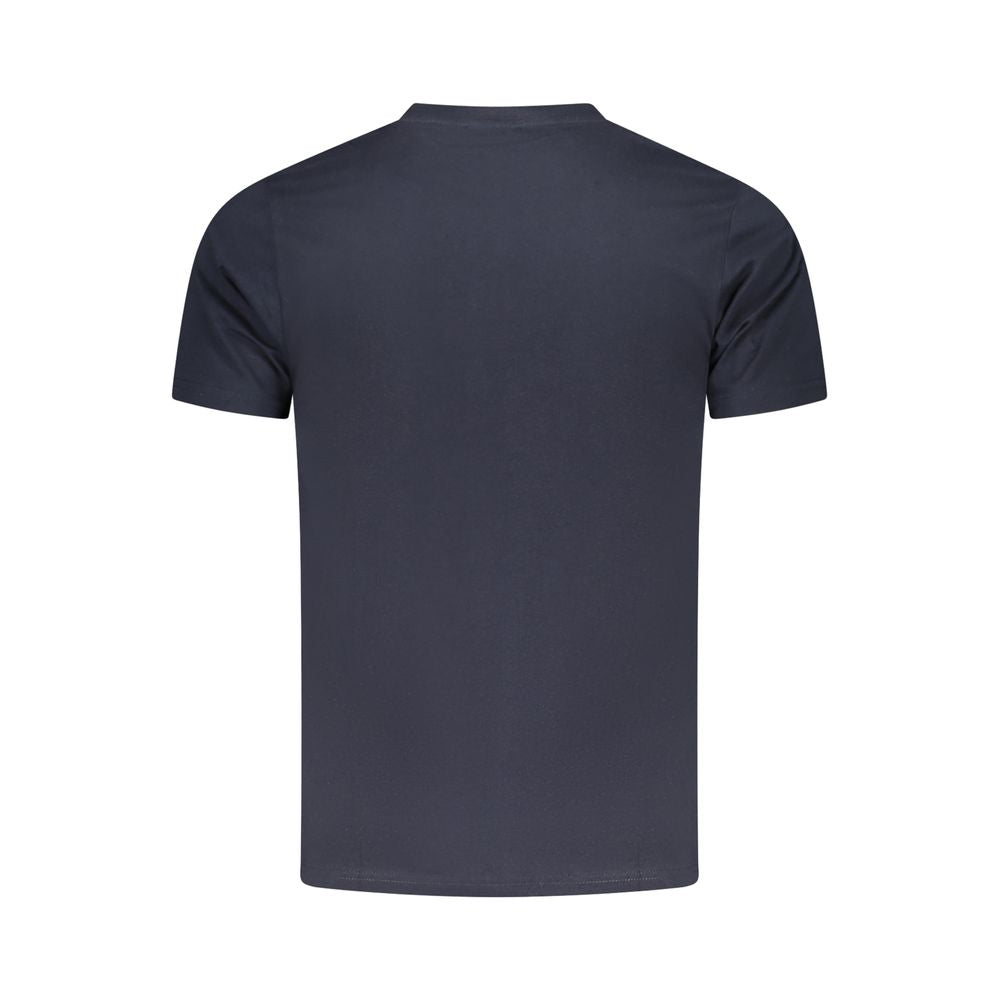 Cavalli Class Blue Cotton Men T-Shirt-Cavalli Class-M-Urbanheer