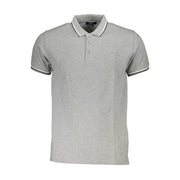 Cavalli Class Brown Cotton Men Polo Shirt-Cavalli Class-M-Urbanheer