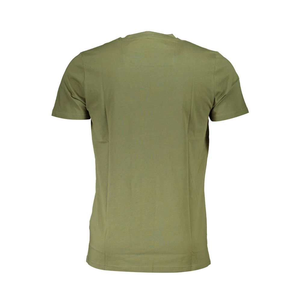Cavalli Class Green Cotton Men T-Shirt-Cavalli Class-M-Urbanheer