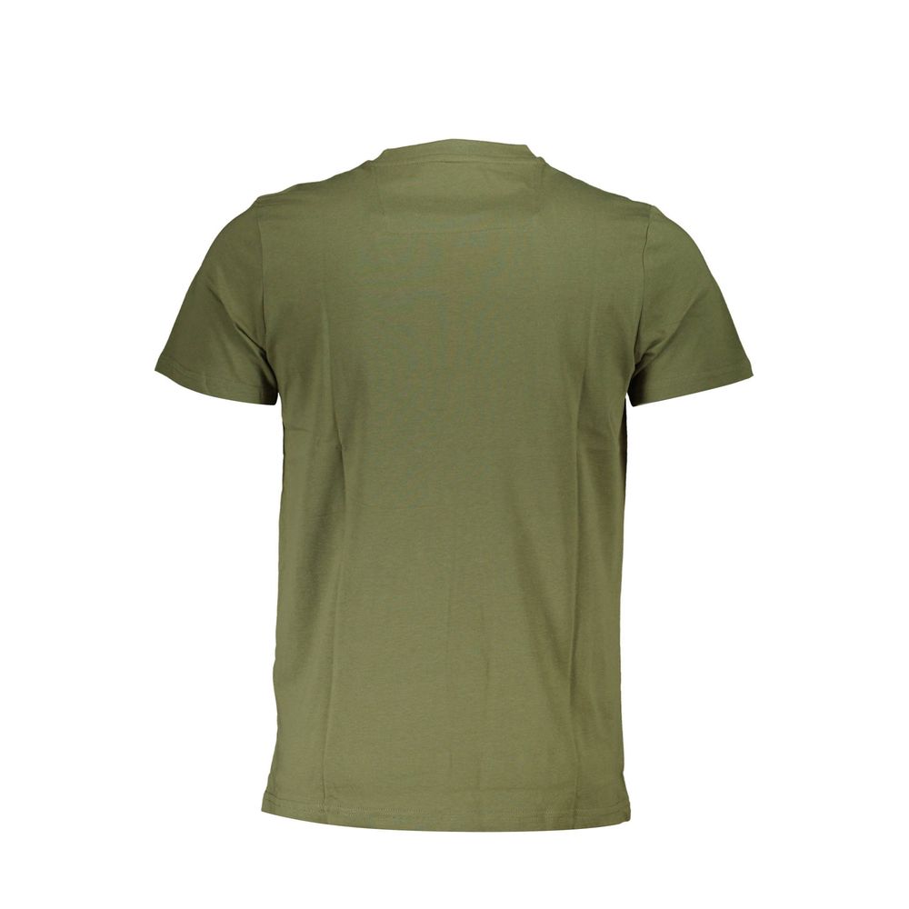 Cavalli Class Green Cotton Men T-Shirt-Cavalli Class-XL-Urbanheer
