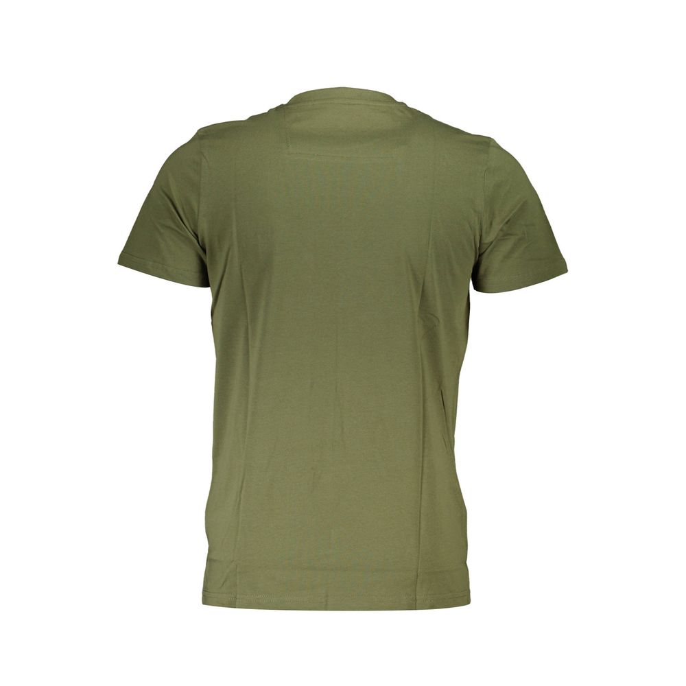 Cavalli Class Green Cotton T-Shirt-Cavalli Class-XL-Urbanheer