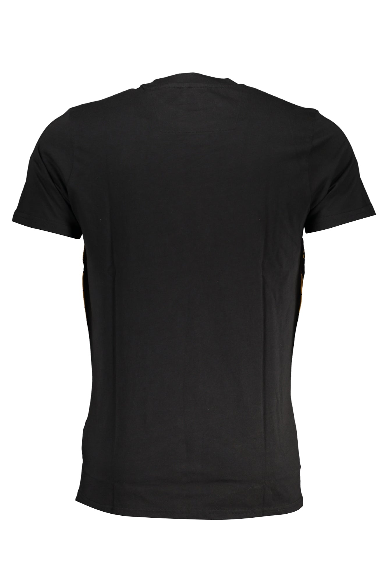 Cavalli Class Men'S Short Sleeve T-Shirt Black-T-Shirt-CAVALLI CLASS-BLACK-L-Urbanheer