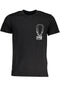 Cavalli Class Men'S Short Sleeve T-Shirt Black-T-Shirt-CAVALLI CLASS-BLACK-L-Urbanheer
