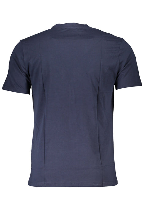 Cavalli Class Men'S Short Sleeved T-Shirt Blue-T-Shirt-CAVALLI CLASS-BLUE-L-Urbanheer